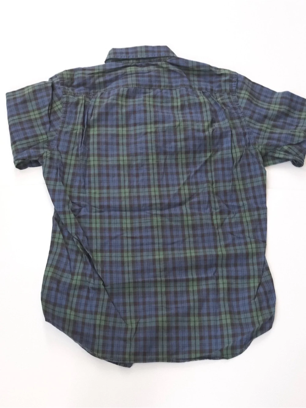 JCrew Green Blue Checkered Shirt - Size Extra Small